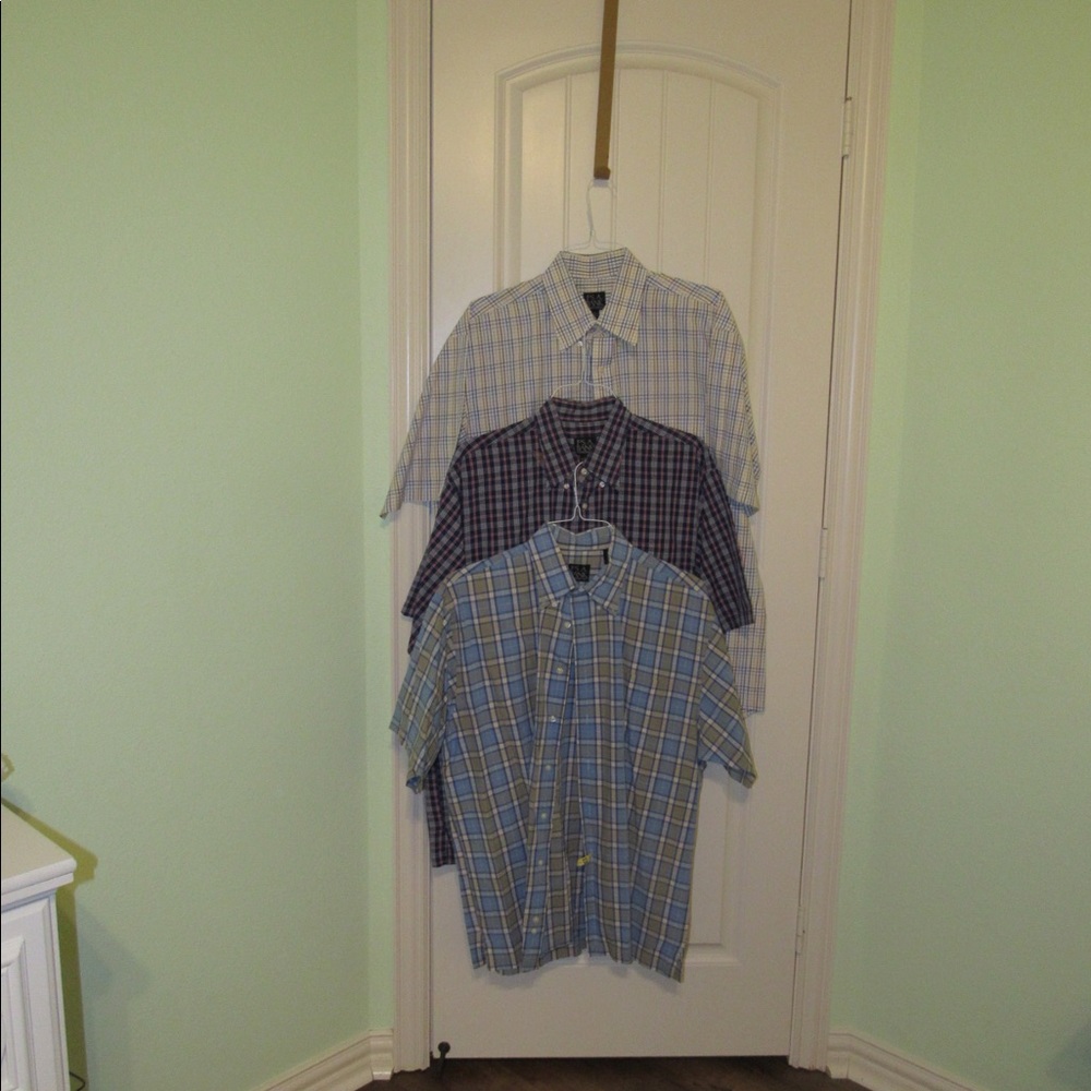3 Jos. A. Bank Short Sleeve Button Downs
